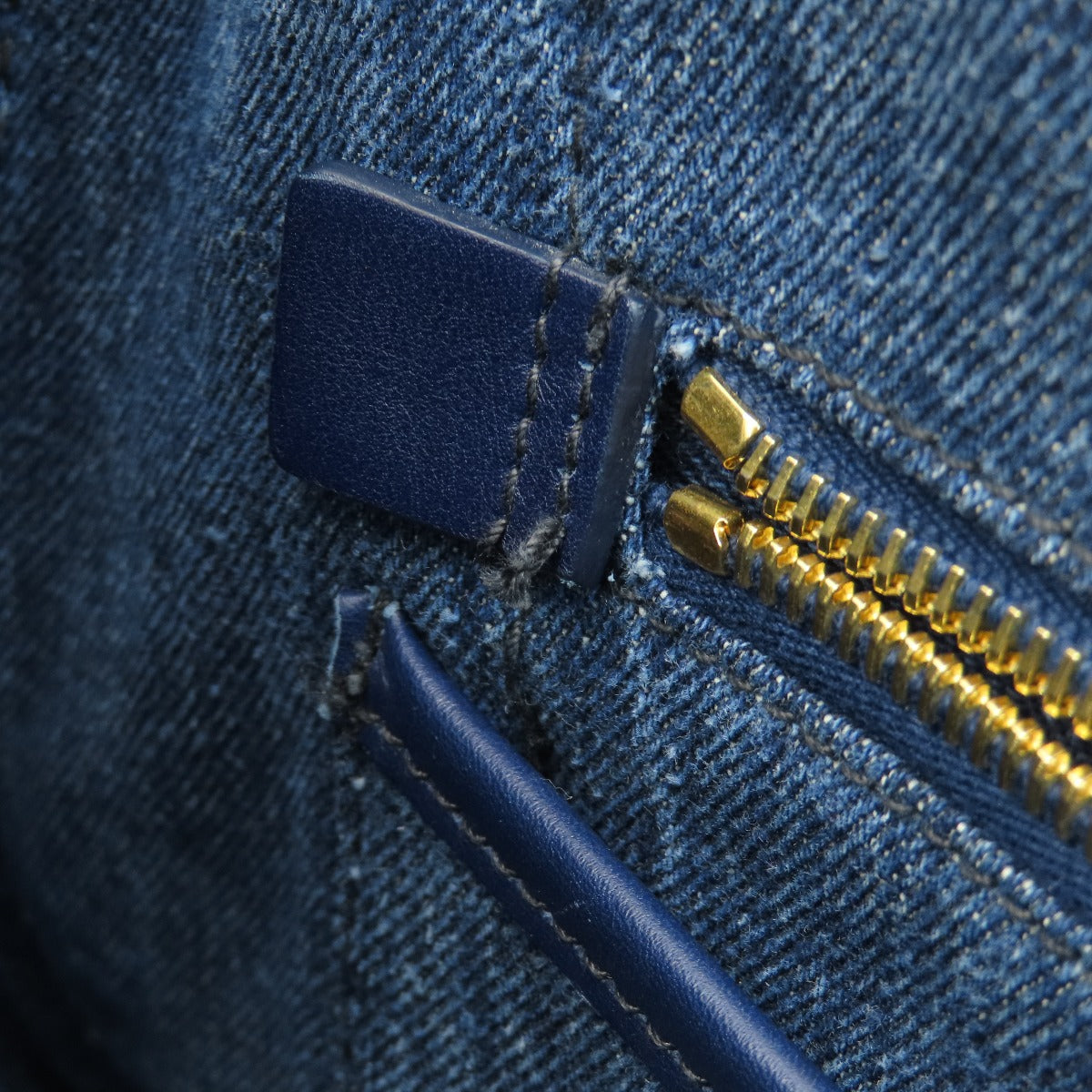 PRADA B1877B Canapa Tote Bag Denim Ladies [Used]