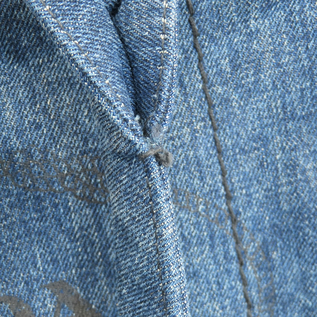 PRADA B1877B Canapa Tote Bag Denim Ladies [Used]