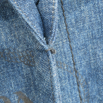 PRADA B1877B Canapa Tote Bag Denim Ladies [Used]