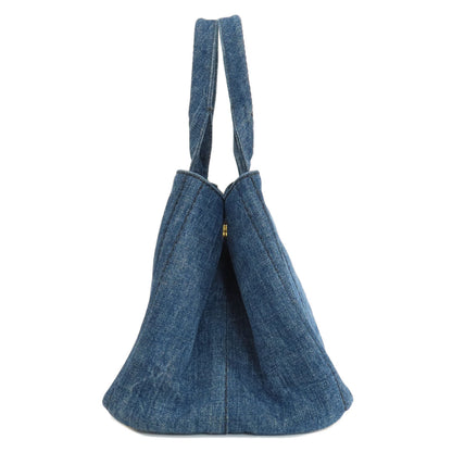 PRADA B1877B Canapa Tote Bag Denim Ladies [Used]