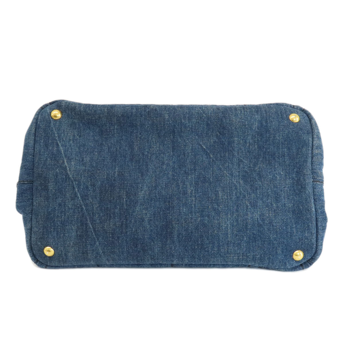 PRADA B1877B Canapa Tote Bag Denim Ladies [Used]