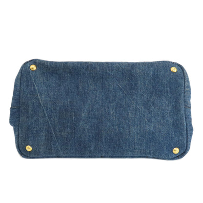 PRADA B1877B Canapa Tote Bag Denim Ladies [Used]