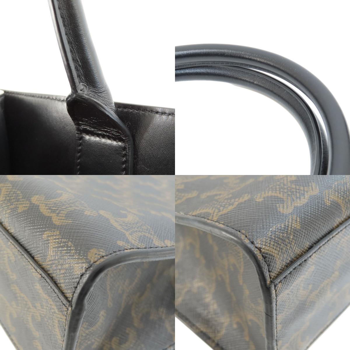 CELINE Vertical Cabas Triomphe Tote Bag PVC Ladies [Used]