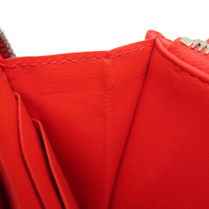 BOTTEGA VENETA Zip Around Long wallet (with coin pocket) PVC Ladies [Used]