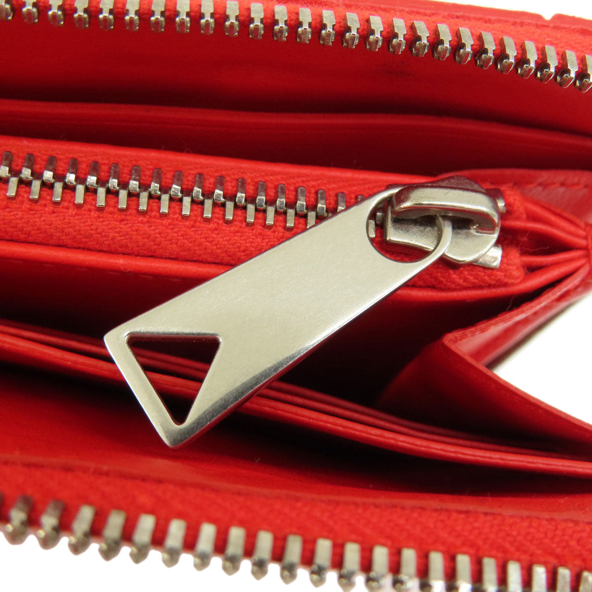 BOTTEGA VENETA Zip Around Long wallet (with coin pocket) PVC Ladies [Used]