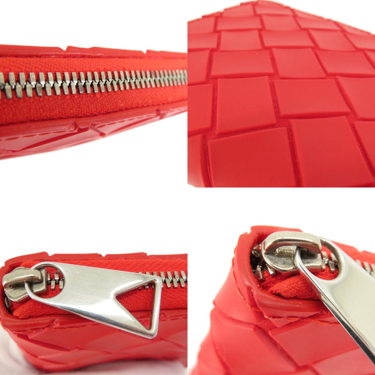 BOTTEGA VENETA Zip Around Long wallet (with coin pocket) PVC Ladies [Used]