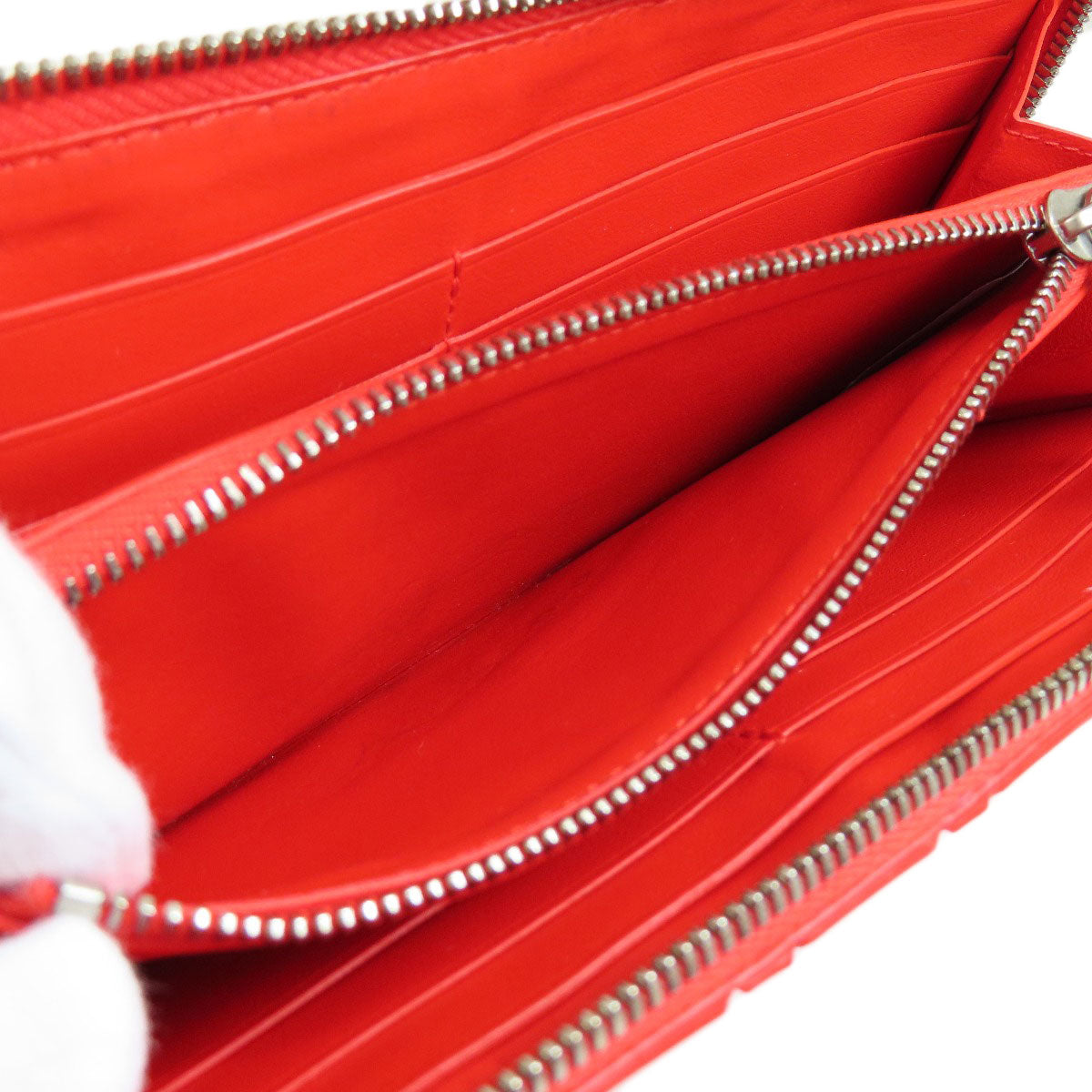 BOTTEGA VENETA Zip Around Long wallet (with coin pocket) PVC Ladies [Used]