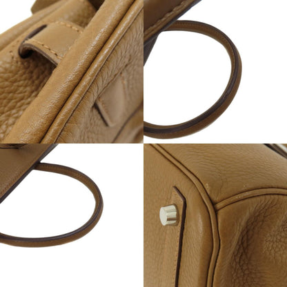 HERMES Birkin 30 Gold Silver Hardware Handbag Taurillon Clemence Ladies [Used]