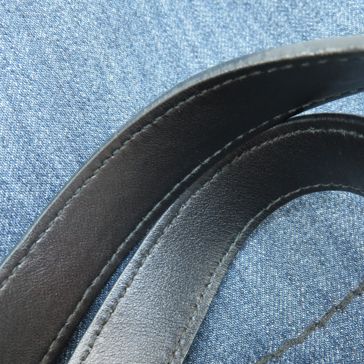 PRADA 1BG244 Bucket type 2WAY Handbag Denim Ladies [Used]