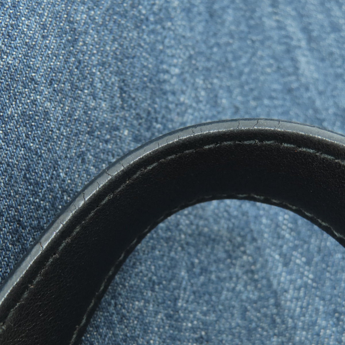 PRADA 1BG244 Bucket type 2WAY Handbag Denim Ladies [Used]