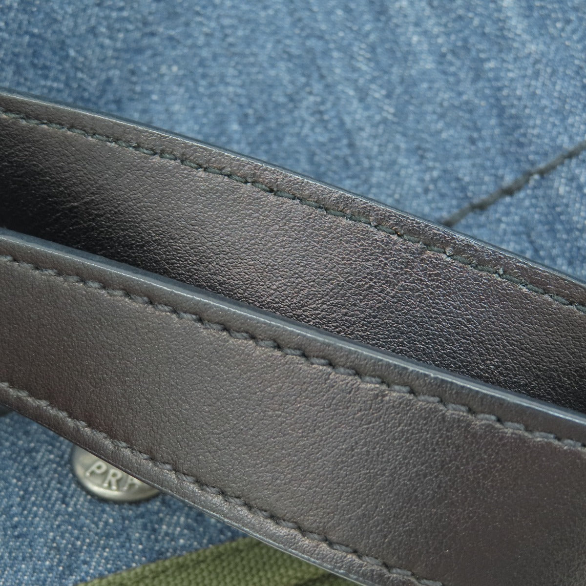PRADA 1BG244 Bucket type 2WAY Handbag Denim Ladies [Used]