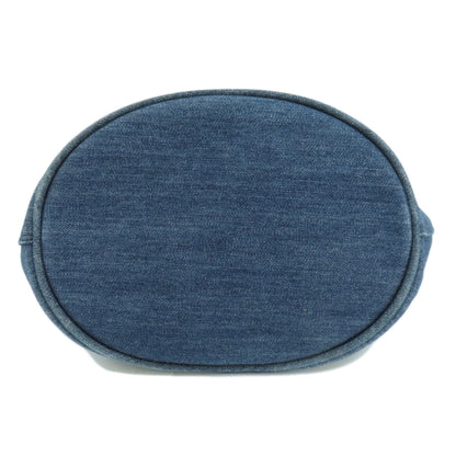 PRADA 1BG244 Bucket type 2WAY Handbag Denim Ladies [Used]