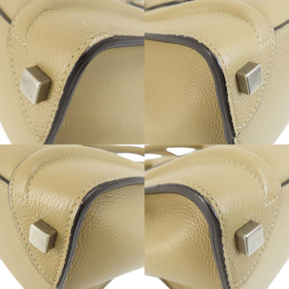 CELINE Luggage micro Tote Bag Calf Ladies [Used]