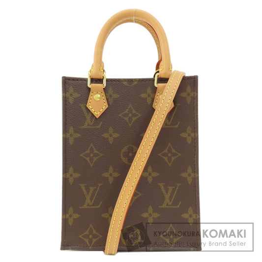 LOUIS VUITTON  M81295 Handbag Petit Sac Plat Monogram canvas Ladies