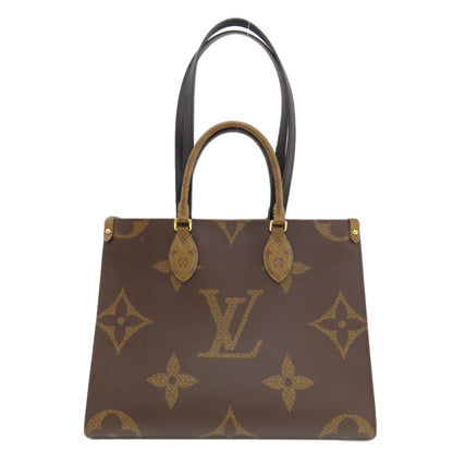 LOUIS VUITTON  M45321 Tote Bag On the Go MM Monogram Giant Monogram reverse Ladies