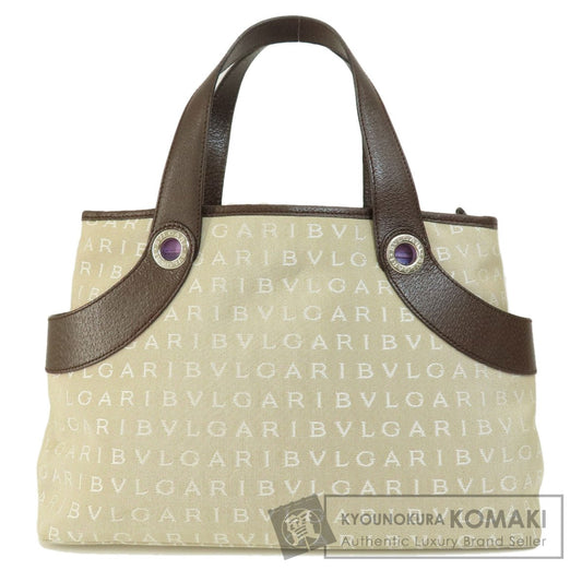 BVLGARI   Handbag logo Canvas Ladies