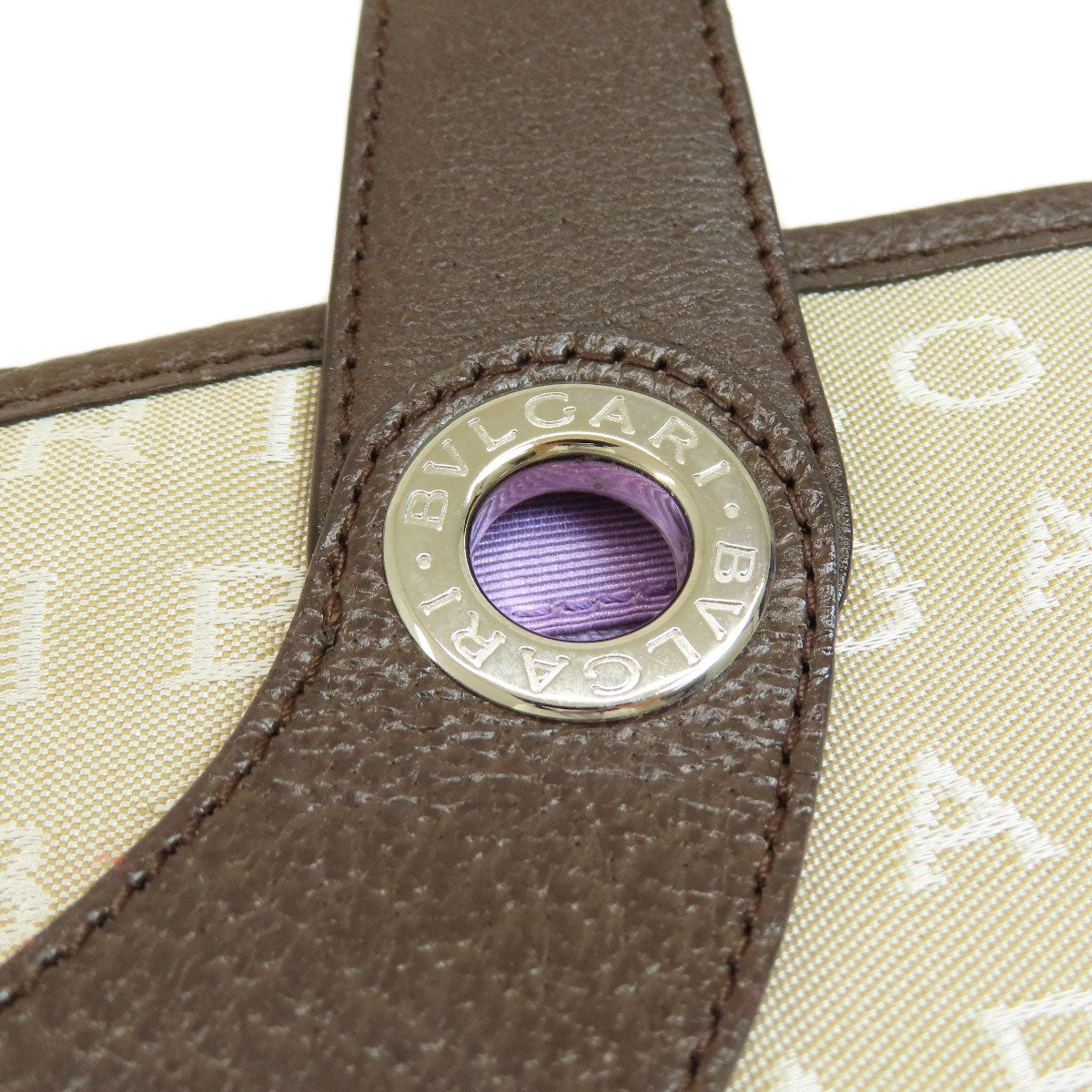 BVLGARI   Handbag logo Canvas Ladies