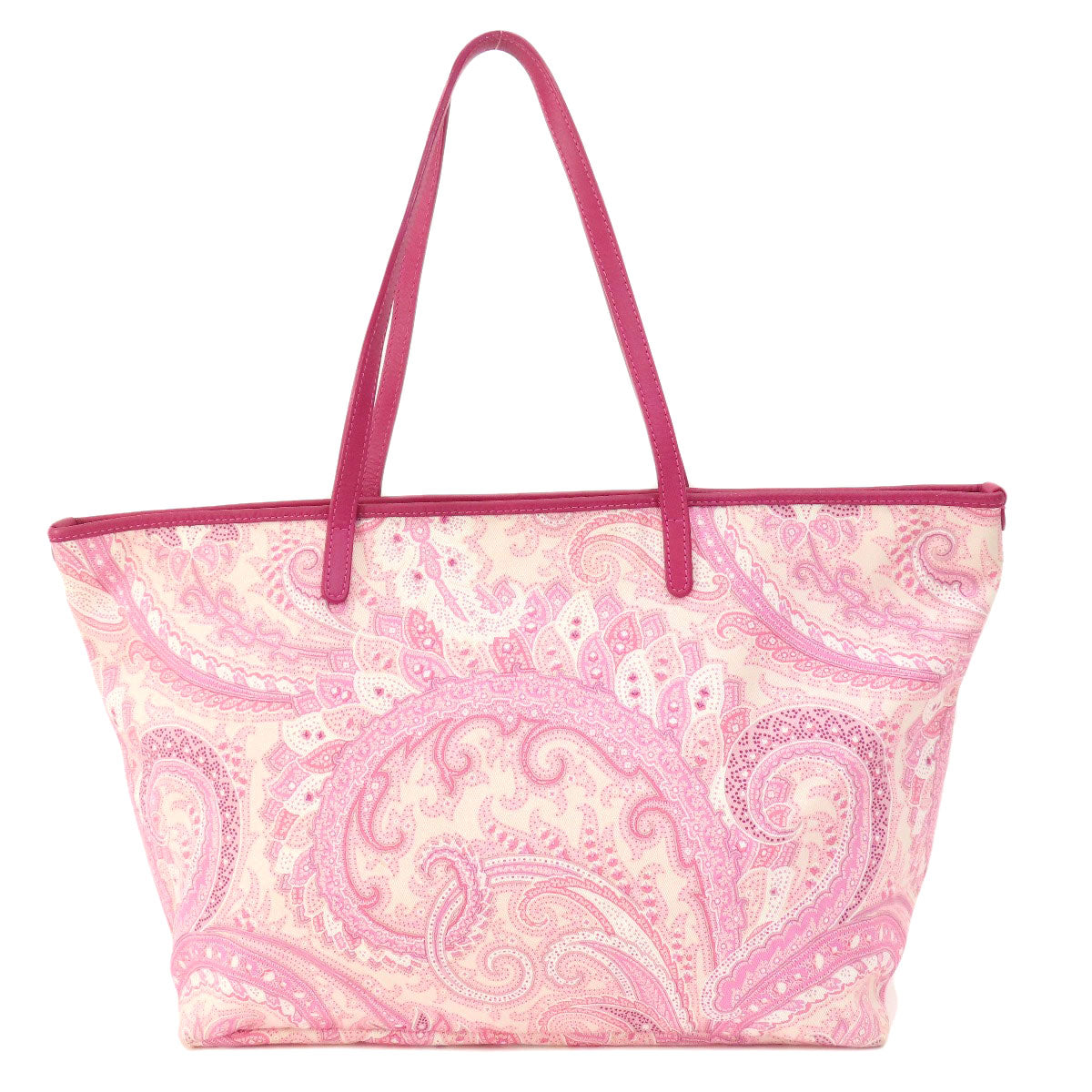 ETRO   Tote Bag Paisley pattern Canvas Ladies