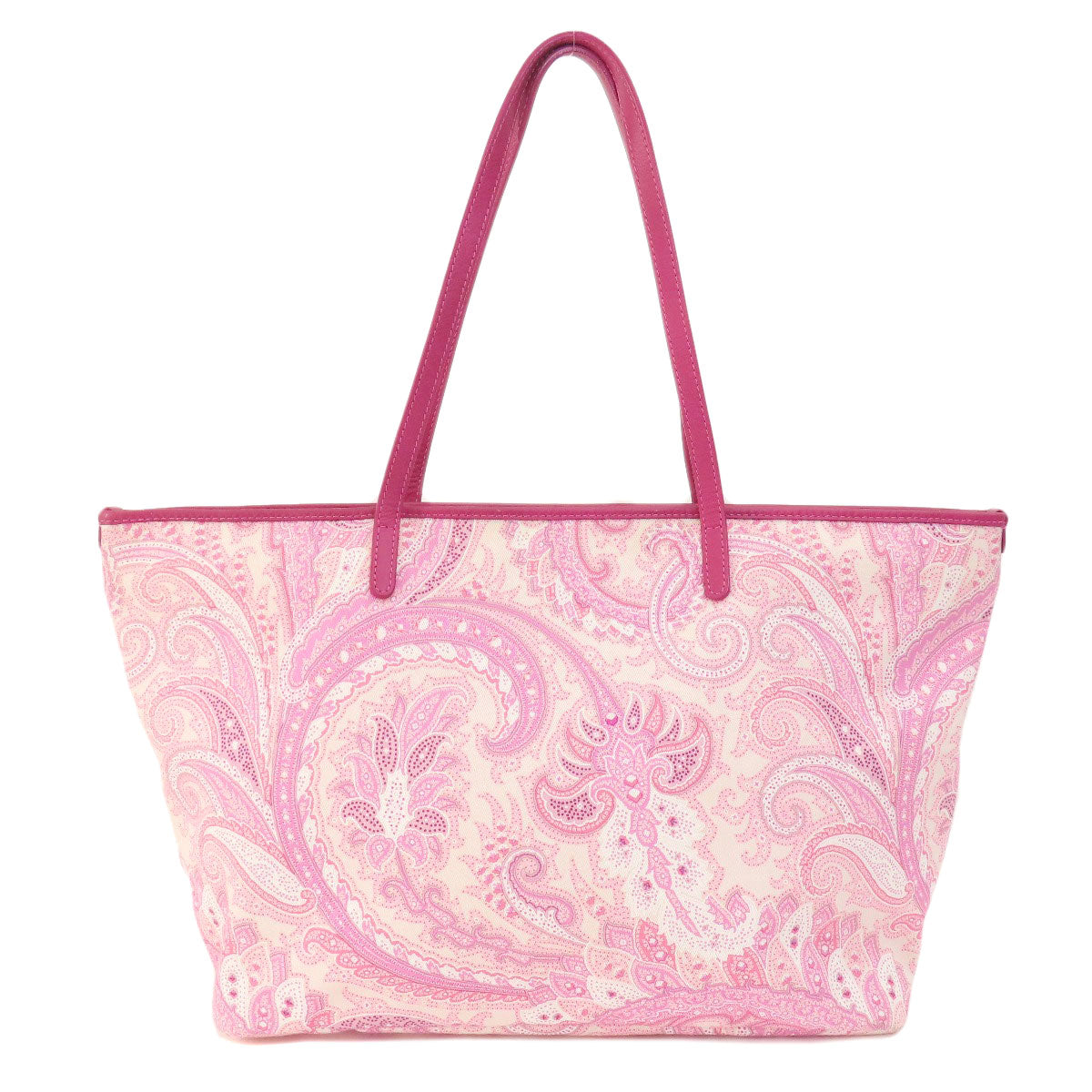 ETRO   Tote Bag Paisley pattern Canvas Ladies