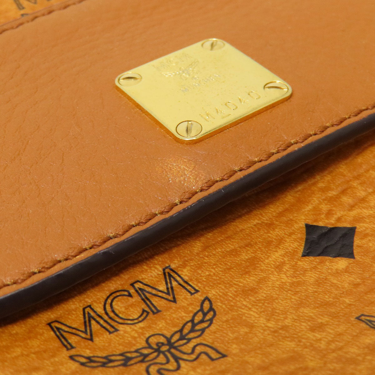 MCM   Shoulder Bag logo Leather Ladies