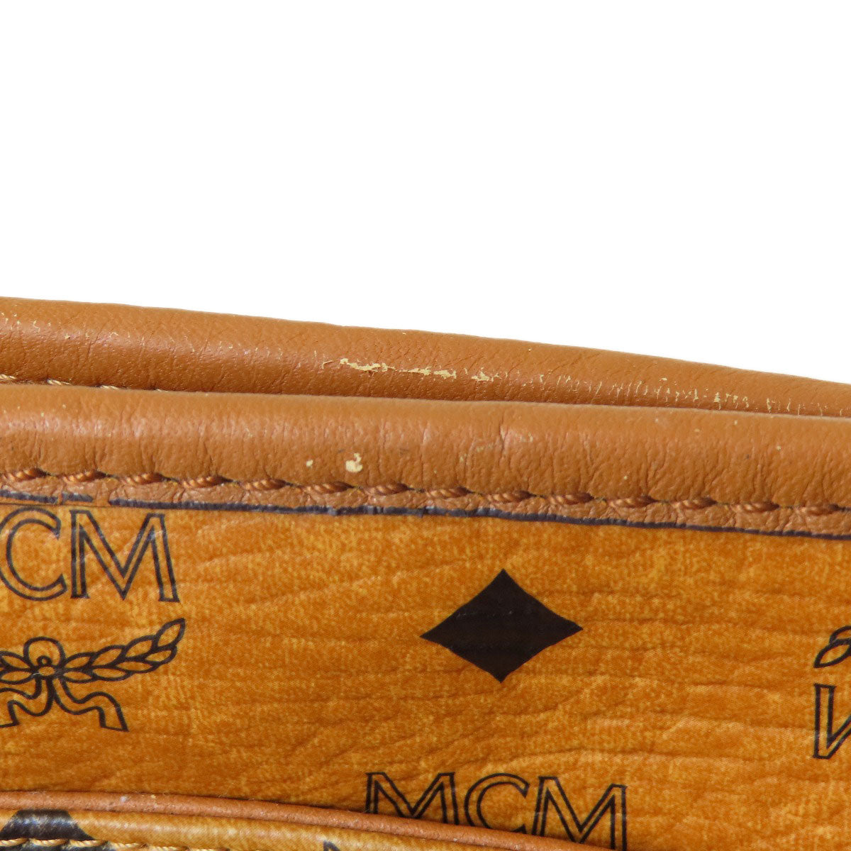 MCM   Shoulder Bag logo Leather Ladies