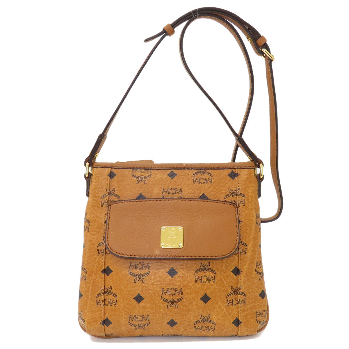 MCM   Shoulder Bag logo Leather Ladies