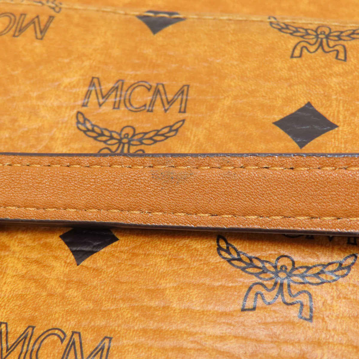 MCM   Shoulder Bag logo Leather Ladies