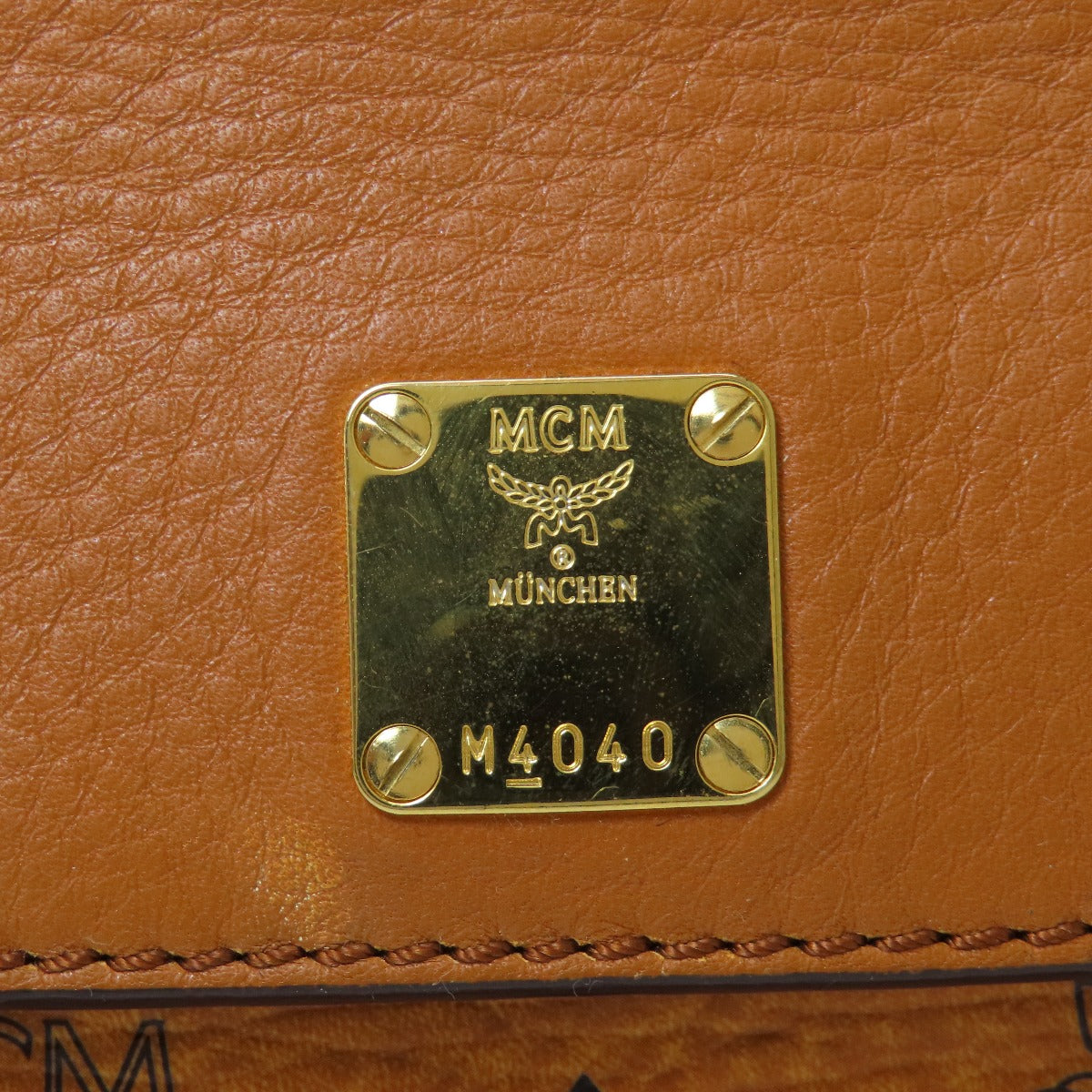 MCM   Shoulder Bag logo Leather Ladies