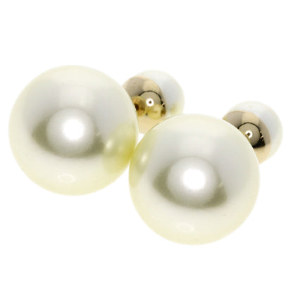 CHRISTIAN DIOR Fake pearl earring Metal Ladies [Used]