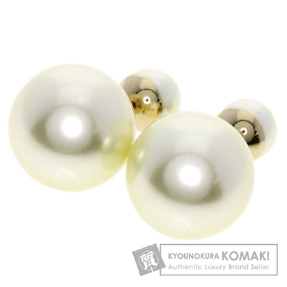 CHRISTIAN DIOR Fake pearl earring Metal Ladies [Used]