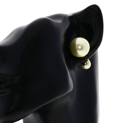 CHRISTIAN DIOR Fake pearl earring Metal Ladies [Used]