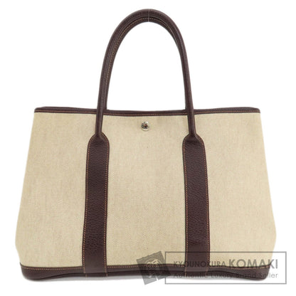 HERMES   Tote Bag Garden Party PM Natural SilverHardware Tower ash Ladies