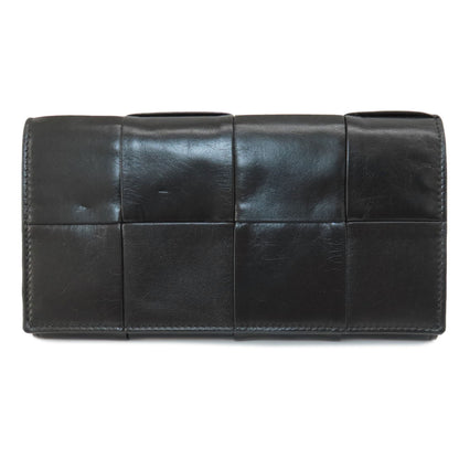 BOTTEGA VENETA Maxi Intrecciato Long wallet (with coin pocket) Leather Ladies [Used]
