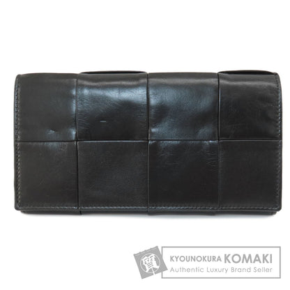 BOTTEGA VENETA Maxi Intrecciato Long wallet (with coin pocket) Leather Ladies [Used]