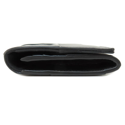 ボッテガヴェネタ マキシイントレチャート 長財布（小銭入れあり） レザー レディース 【中古】【BOTTEGA VENETA】