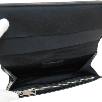 BOTTEGA VENETA Maxi Intrecciato Long wallet (with coin pocket) Leather Ladies [Used]