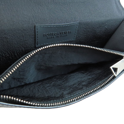 ボッテガヴェネタ マキシイントレチャート 長財布（小銭入れあり） レザー レディース 【中古】【BOTTEGA VENETA】