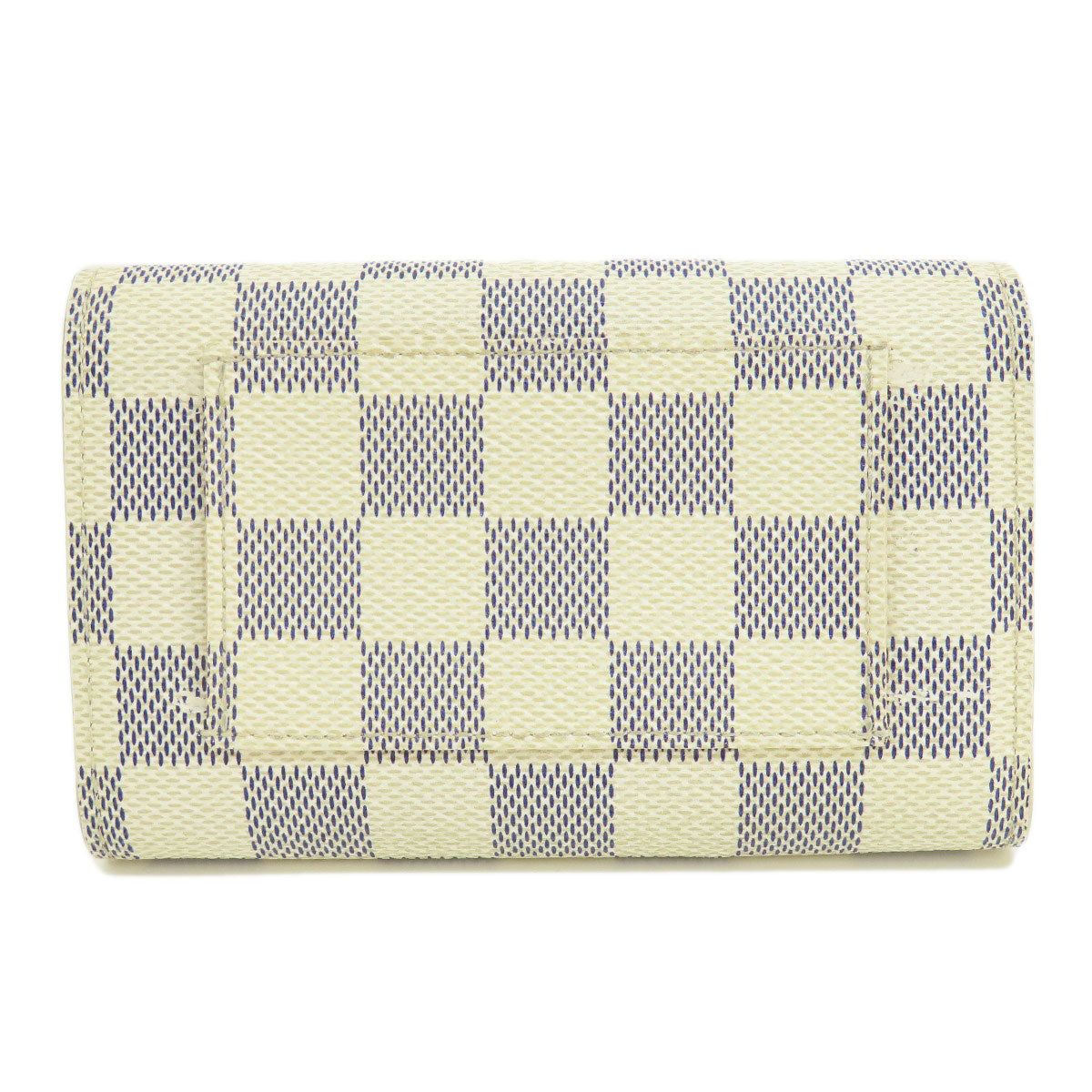 LOUIS VUITTON  M9835 coin purse Saint Tulle Pochette Solo Damier Azul Damier canvas Ladies