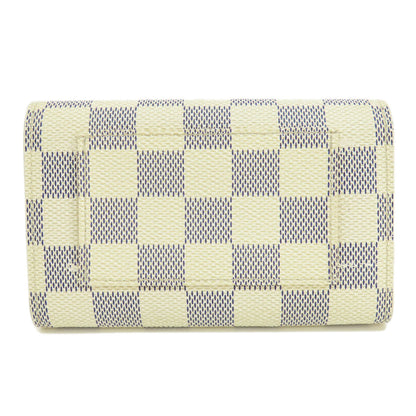 LOUIS VUITTON  M9835 coin purse Saint Tulle Pochette Solo Damier Azul Damier canvas Ladies