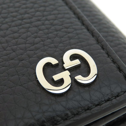 GUCCI  473924 key holder  logo Leather Ladies