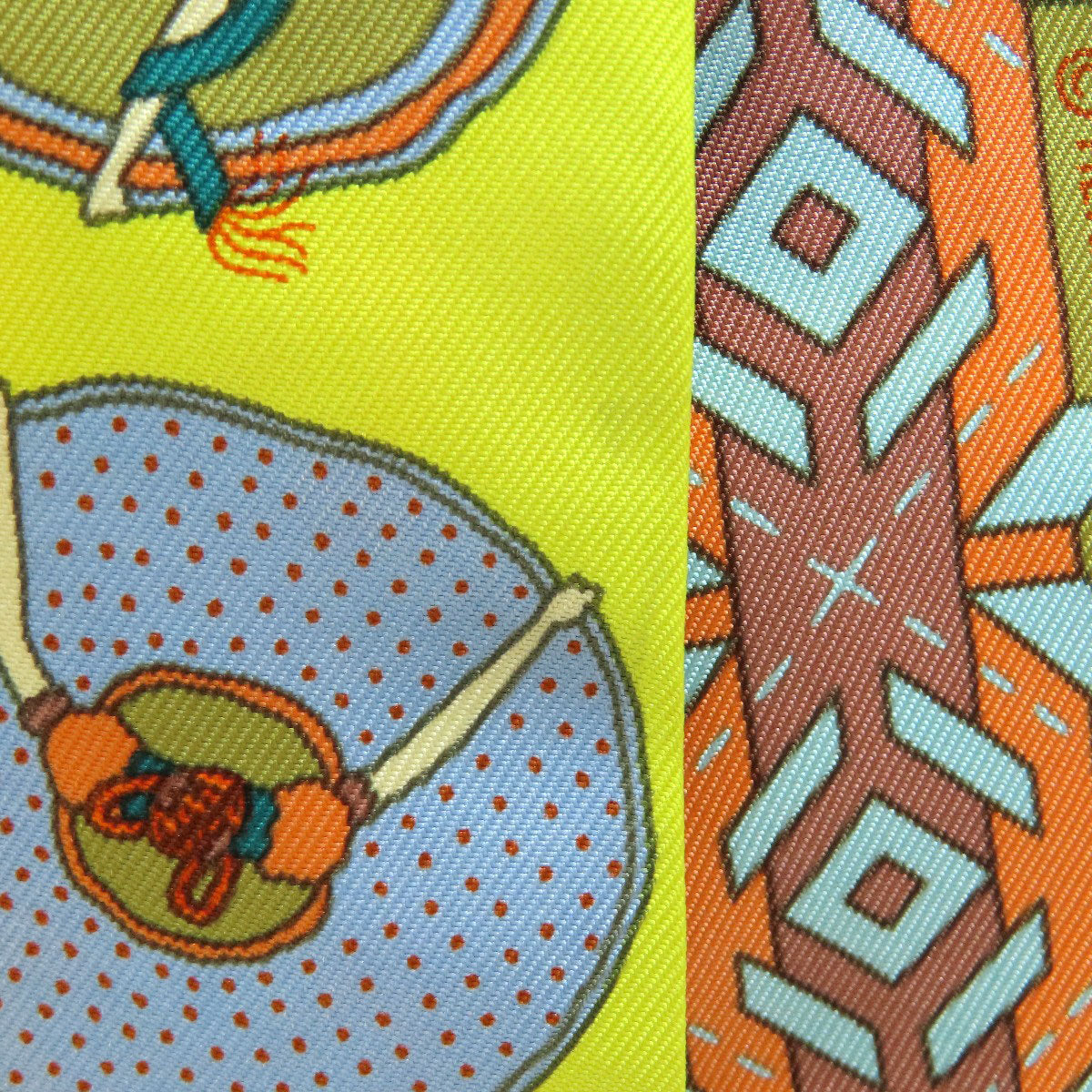 HERMES   Scarf Twilly Silk Ladies