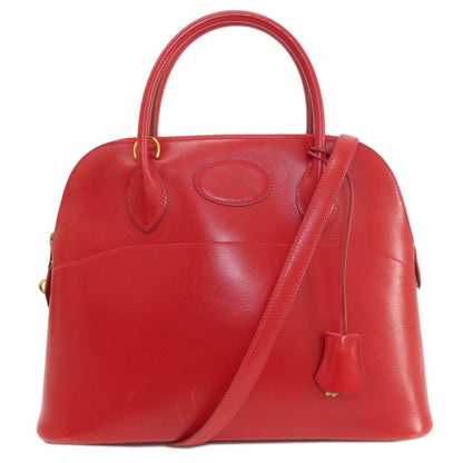 HERMES   Handbag Bolide31 Rouge Vif GoldHardware Box calf Ladies