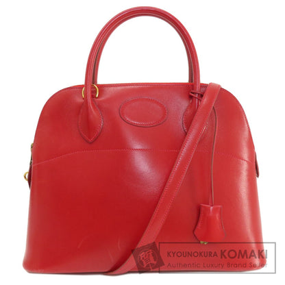 HERMES   Handbag Bolide31 Rouge Vif GoldHardware Box calf Ladies