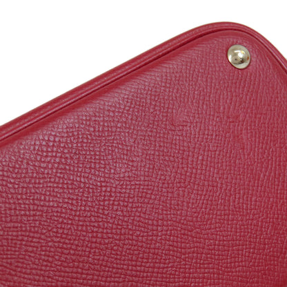 HERMES   Handbag Bolide27 Rouge Grena SilverHardware Epsom Ladies