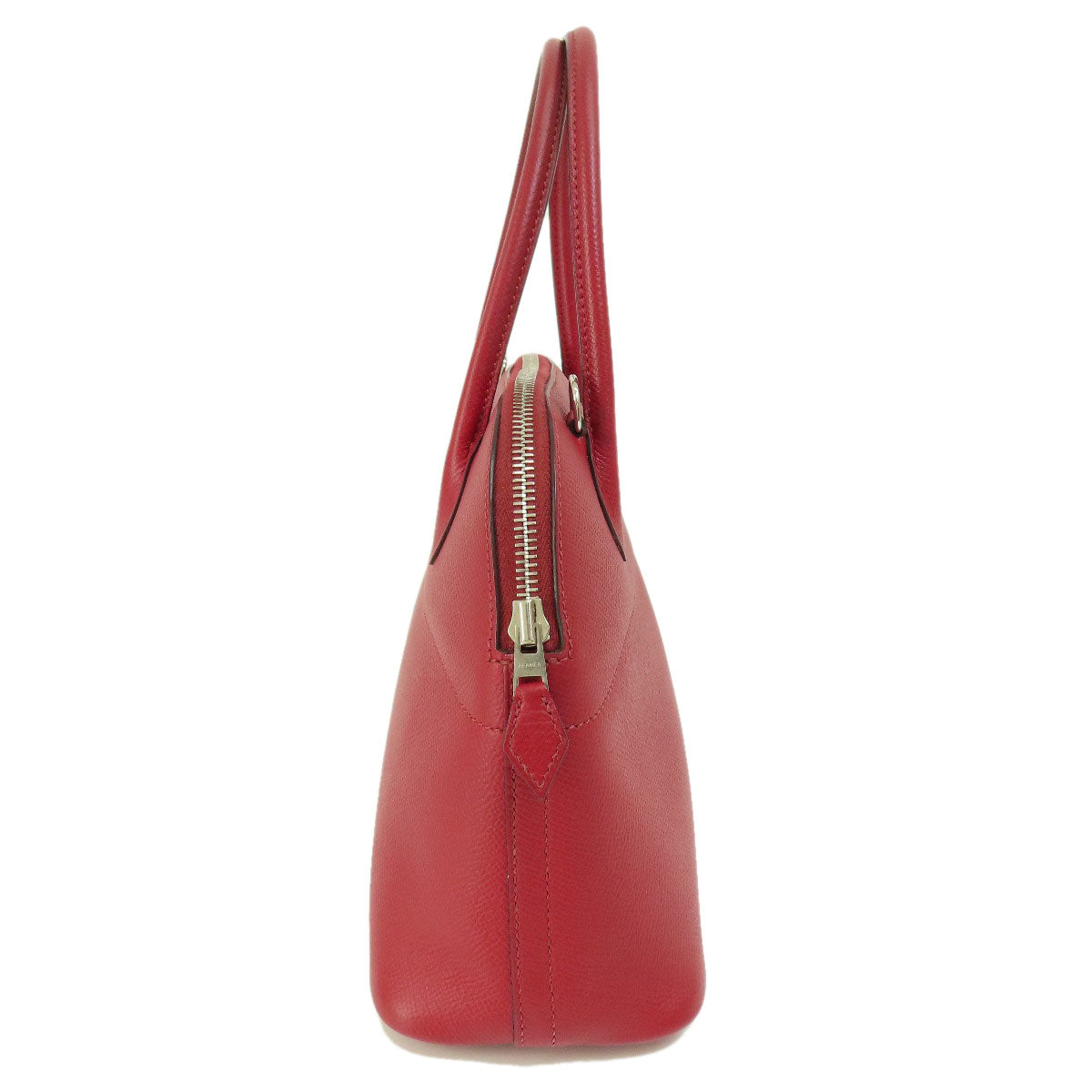 HERMES   Handbag Bolide27 Rouge Grena SilverHardware Epsom Ladies