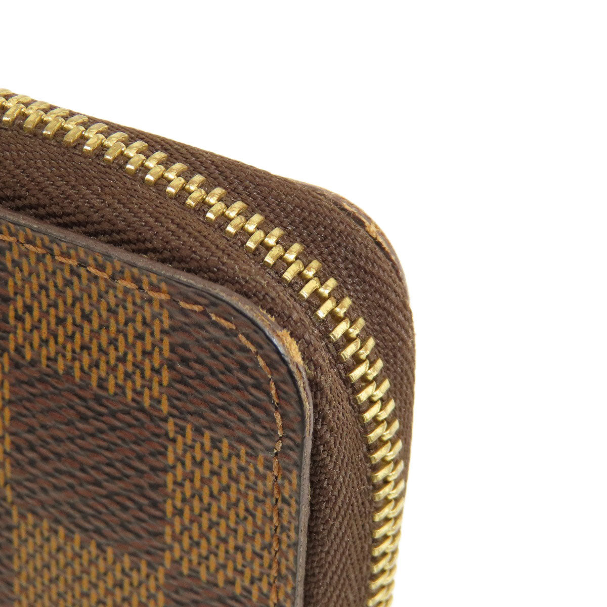 LOUIS VUITTON N63070 Zippy Coin Purse Damier Ebene coin purse Damier canvas Ladies [Used]