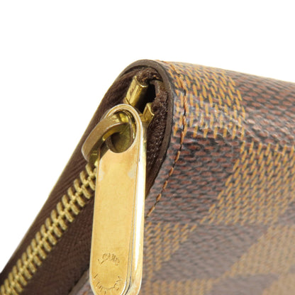 LOUIS VUITTON N63070 Zippy Coin Purse Damier Ebene coin purse Damier canvas Ladies [Used]