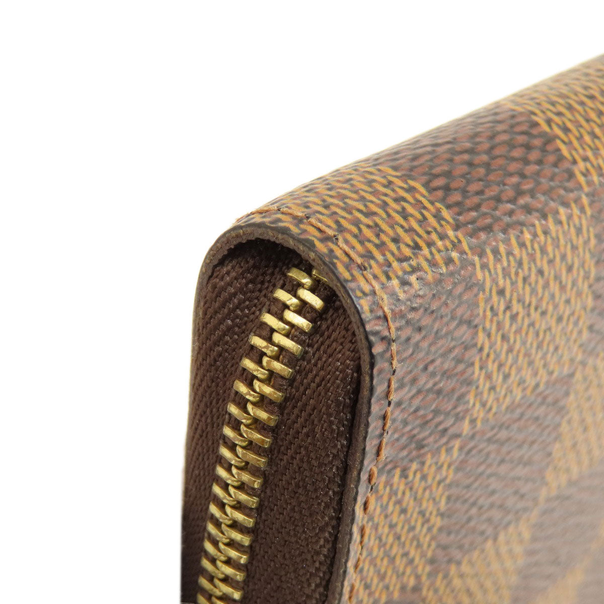 LOUIS VUITTON N63070 Zippy Coin Purse Damier Ebene coin purse Damier canvas Ladies [Used]