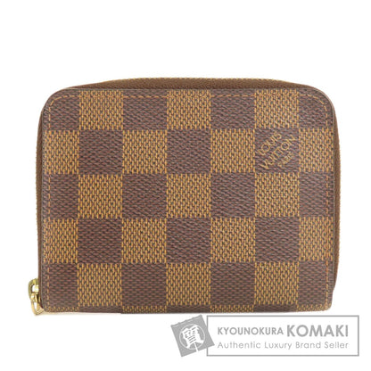 LOUIS VUITTON N63070 Zippy Coin Purse Damier Ebene coin purse Damier canvas Ladies [Used]