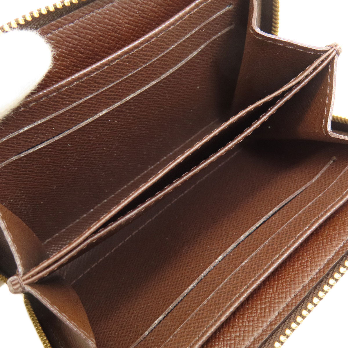 LOUIS VUITTON N63070 Zippy Coin Purse Damier Ebene coin purse Damier canvas Ladies [Used]